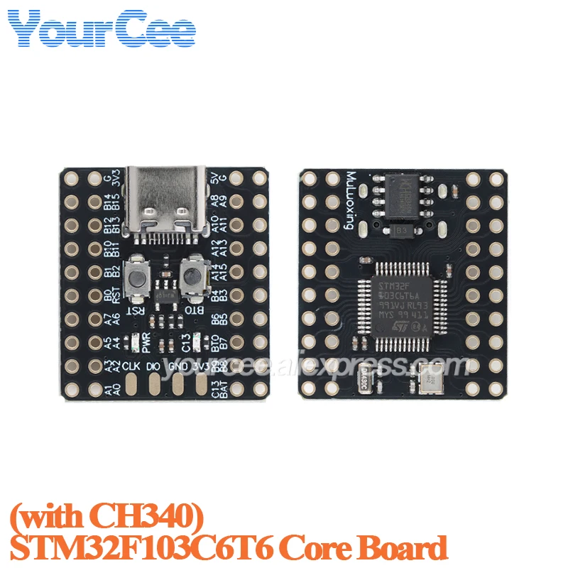 10 uds/1pc Mini brazo 32Bit MCU Placa de desarrollo del sistema CH340 STM32F103C6T6 STM32F103C8T6 CH32V103C8T6 STM32F103RCT6 STM32F401RCT6 - imagen 4