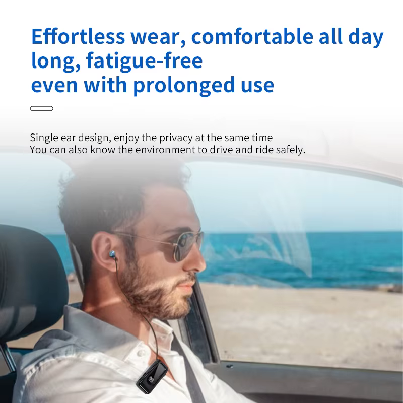 Auriculares Lavalier Bluetooth 5.4 - Llamadas y música, cancelación - imagen 3