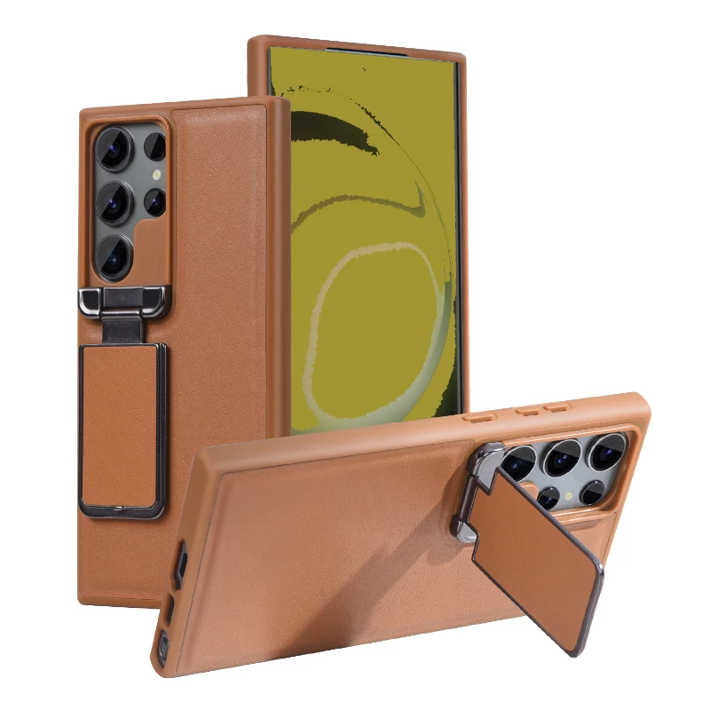 Nuevo soporte de tapa de lente de Metal para cámara de protección armadura a prueba de golpes funda de teléfono para Samsung S25 Ultra S23 S24 Ultra contraportada - imagen 2