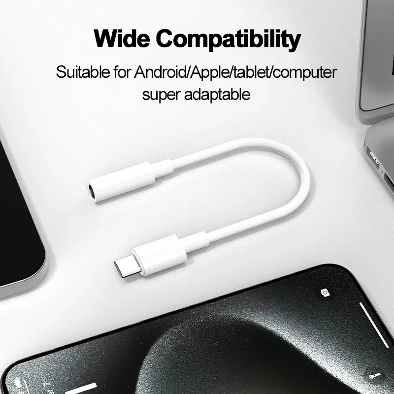 Para iOS a 3,5 MM Aux Jack adaptador de Audio para iPhone 16 15 14 13 12 X Pro Max iPad USB tipo C adaptador de auriculares para Samsung Galaxy - imagen 4