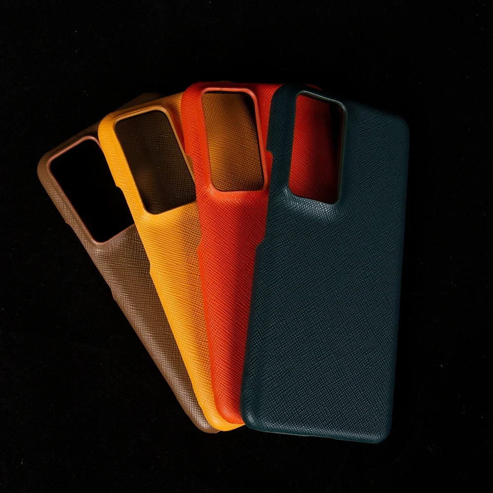 Funda de cuero auténtico Premium para Asus Zenfone 9 fundas de teléfono y Zenfone 8 Funda trasera Protector Capa Shell - imagen 5