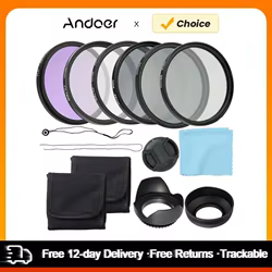 Kit de filtros de lente UV CPL FLD para cámara profesional, juego de filtros de densidad neutra ND de foto de Altura, accesorios de fotografía de 52/58mm