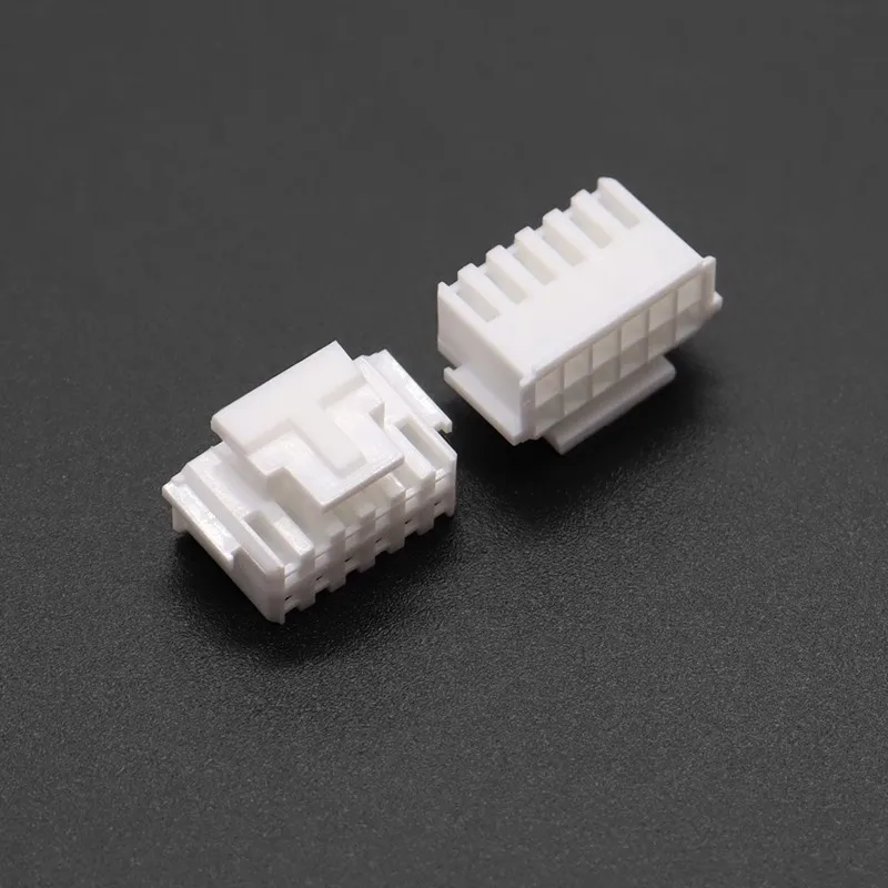 20 piezas PHB2.0mm enchufe de carcasa de plástico doble fila 2X2P/3P/4P/5P/6P/7P/8/9/10/15 Pin 2,0mm hebilla carcasa de plástico conector de paso de 2,0mm - imagen 2