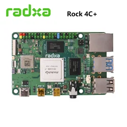 RADXA ROCK PI 4C Plus – Placa de desarrollo RK3399 Dual 4K
