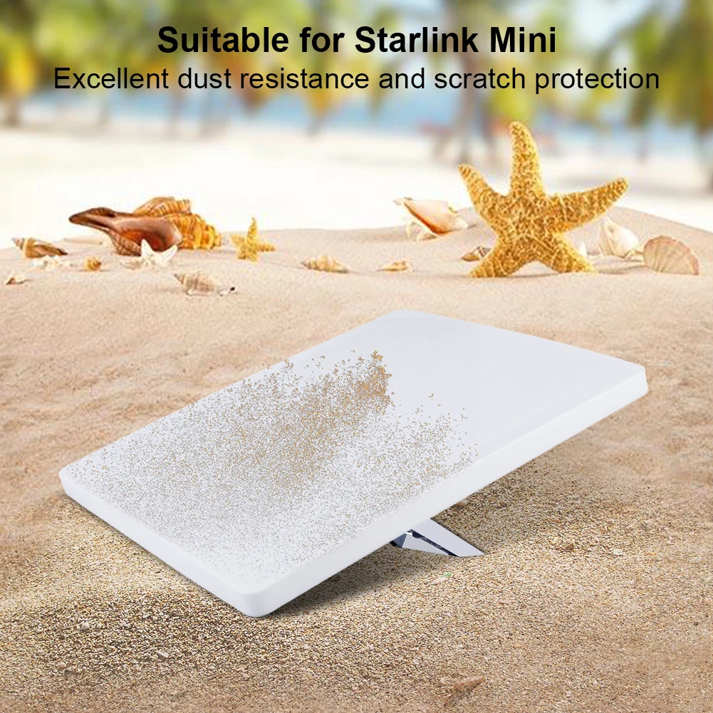 Para Starlink Mini funda protectora de silicona Protector fuerte montaje con ventosa cubierta protectora impermeable Accesorios - imagen 3