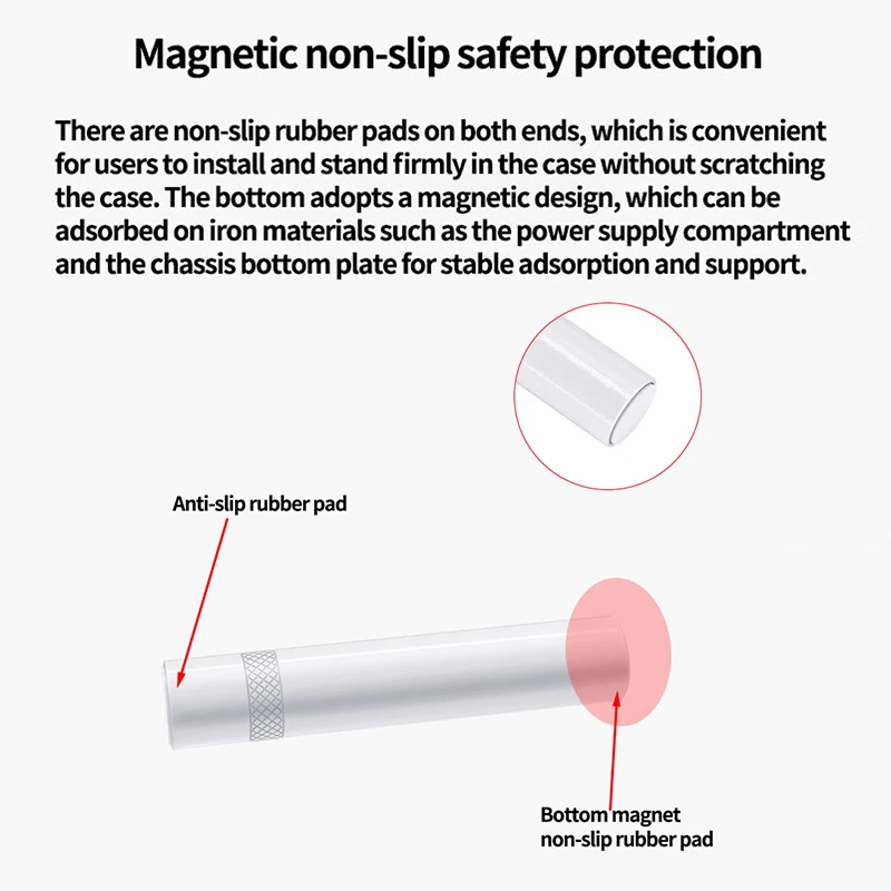 TEUCER-soporte magnético para tarjeta gráfica, soporte giratorio telescópico Vertical de GPU, VC-15Mini/VC-15Plus - imagen 4