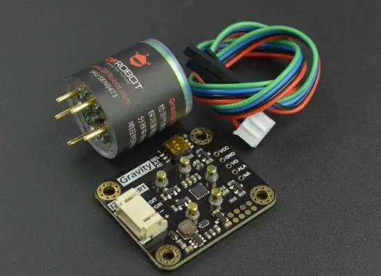 SEN0473 Gravedad: Sensor H2 (calibrado) - I2C y UART