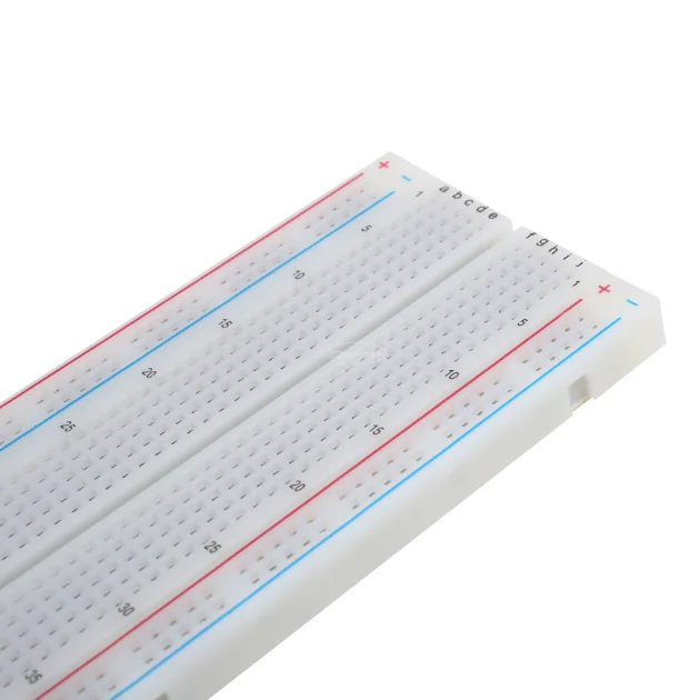 Placa de pruebas de 830 puntos MB-102 PCB sin soldadura 400 orificios MB102 prueba de desarrollo DIY - imagen 4
