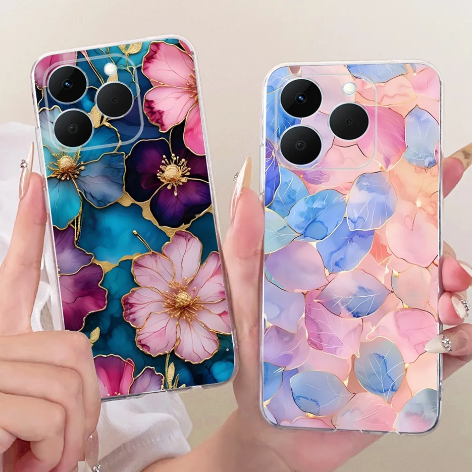 Para Realme 15T funda RMX5111 RMX5112 Cool Animals funda pintada de lujo 6,57 ''funda de silicona suave para Realme 15T Realme15T 5G bolsas - imagen 5