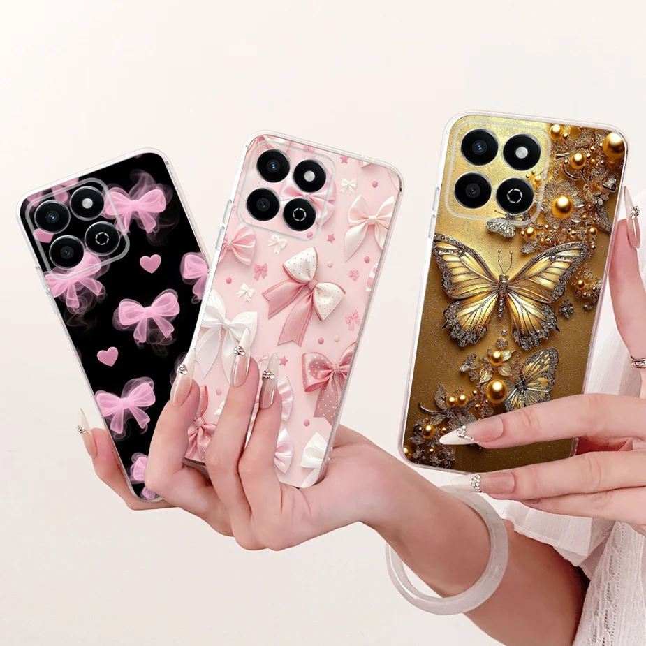 Para Honor Magic 7 Lite funda BRP-NX1 funda pintada de mariposa de lujo funda de teléfono delgada suave para Honor Magic 7 Pro Magic7 Lite Fundas - imagen 4