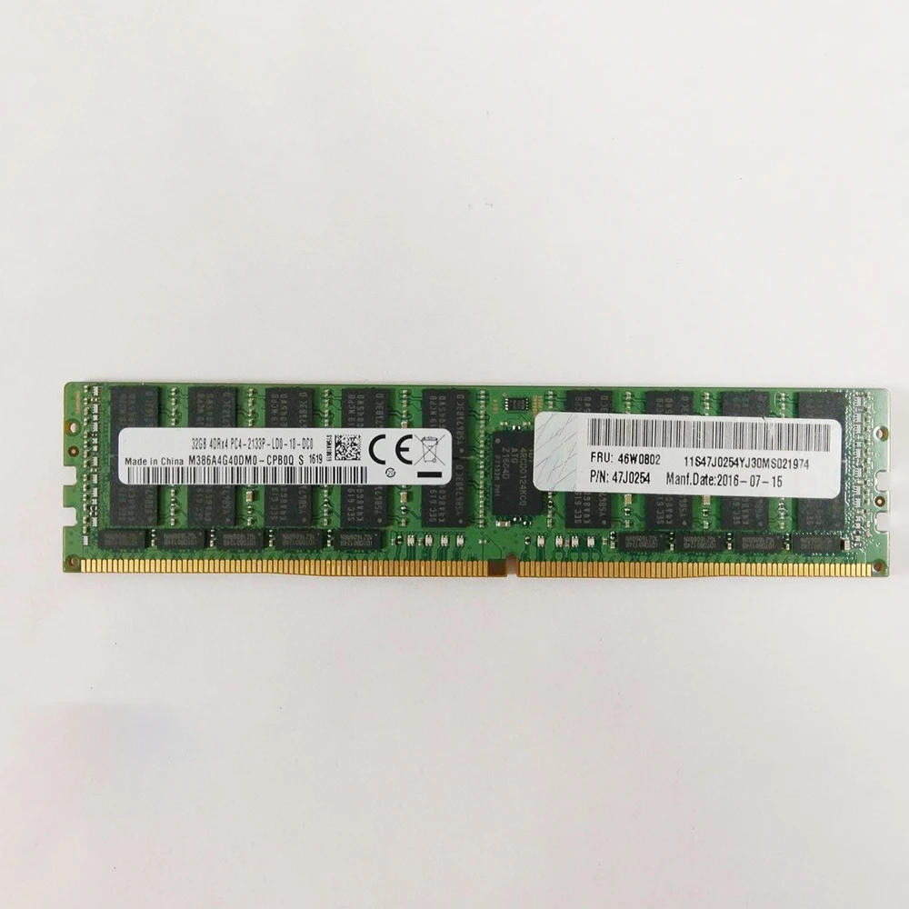 RAM 95Y4810 95Y4808 95Y4807 47J0256 45W0802 32GB DDR4 2133MHz 2RX4 PC4-2133P La memoria del servidor funciona perfectamente envío rápido - imagen 2