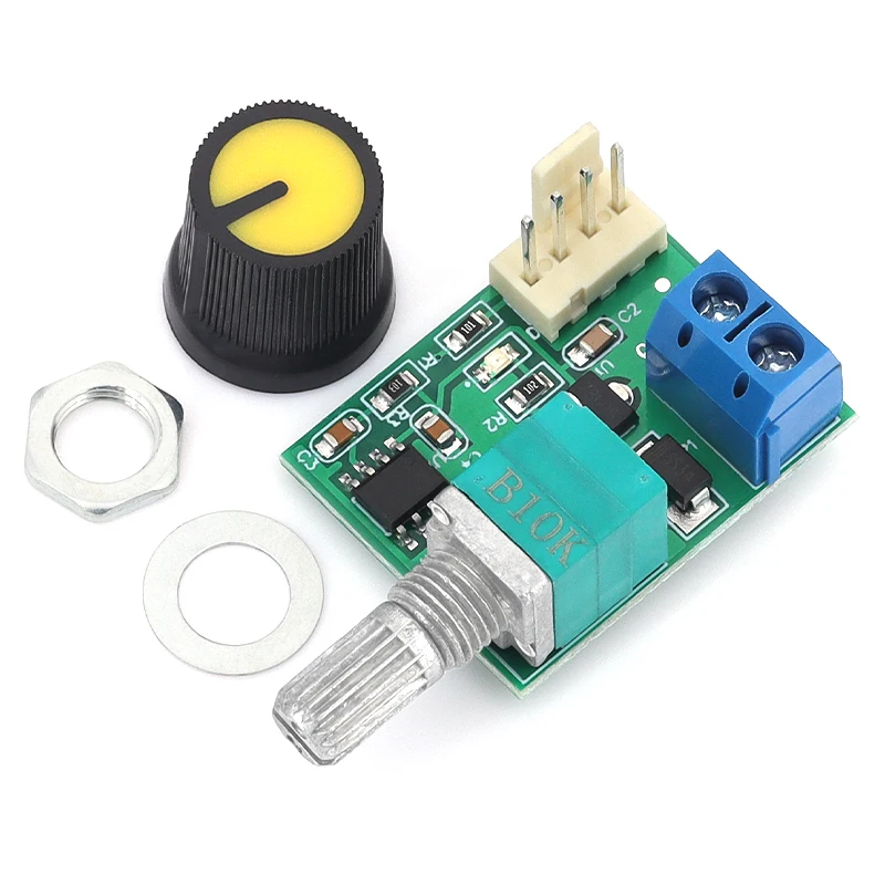 Controlador de velocidad PWM para ventilador de ordenador de cuatro cables DC12V con chasis de interruptor, el control de velocidad del ventilador de 4 cables puede apagar 3A - imagen 4