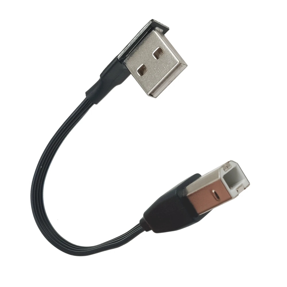 Cable de datos ultradelgado de USB-A a B macho, cable de datos de caja de disco duro de silicona suave, cable de datos de 0,1 M, 0,2 M, 0,3 M, 0,5 M - imagen 2