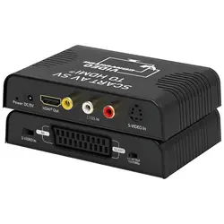 Convertidor SCART a HDMI con Audio RCA y CVBS para Wii DVD