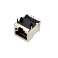 Conector RJ48 10P10C Blindado PCB con Soquete Hembra y Escudo de Cobre