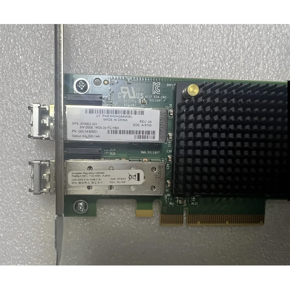 Tarjeta HBA FC de doble puerto Q0L14A SN1200E 16G 2P 870002-001 - imagen 5