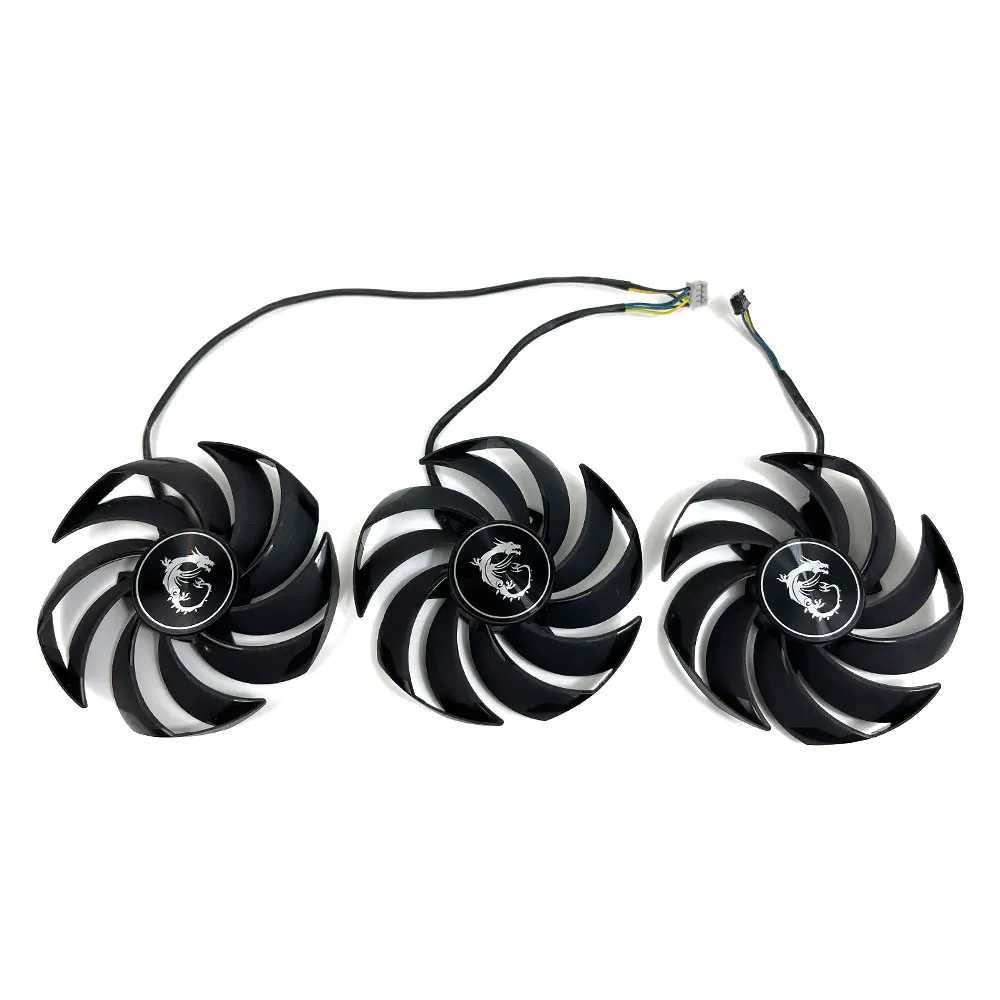 PLD09210B12HH RX 6800 XT Gaming X Trio GPU FAN, para MSI RX 6800, RX 6800 XT, RX 6900 XT Gaming X Trio Graphics card cooling fan - imagen 4