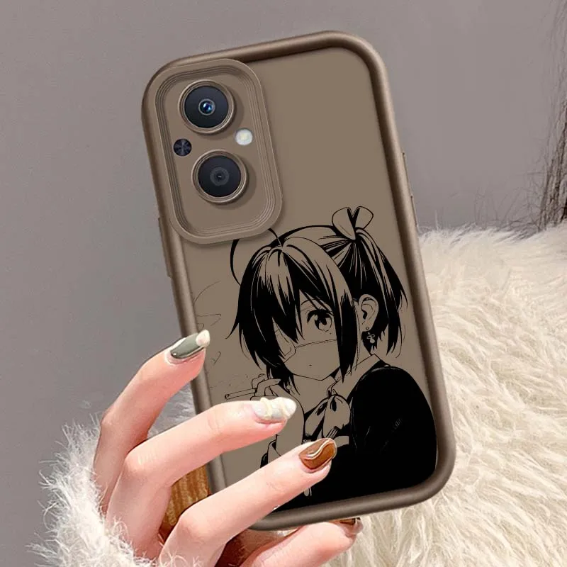 Funda de moda de Anime Rikka Takanashi adecuada para OPPO Reno10 Reno8 Reno7 Reno6 Reno5 T Z Lite Pro Plus 5G funda de teléfono con escalera ocular - imagen 4