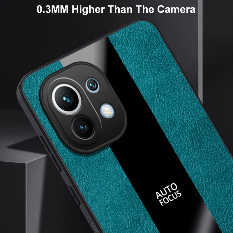 Funda de cuero con soporte de anillo para Xiaomi Mi 11 Lite 5G NE 11 Pro 11i, funda de silicona magnética de lujo para Xiaomi Mi 11 Ultra - imagen 5