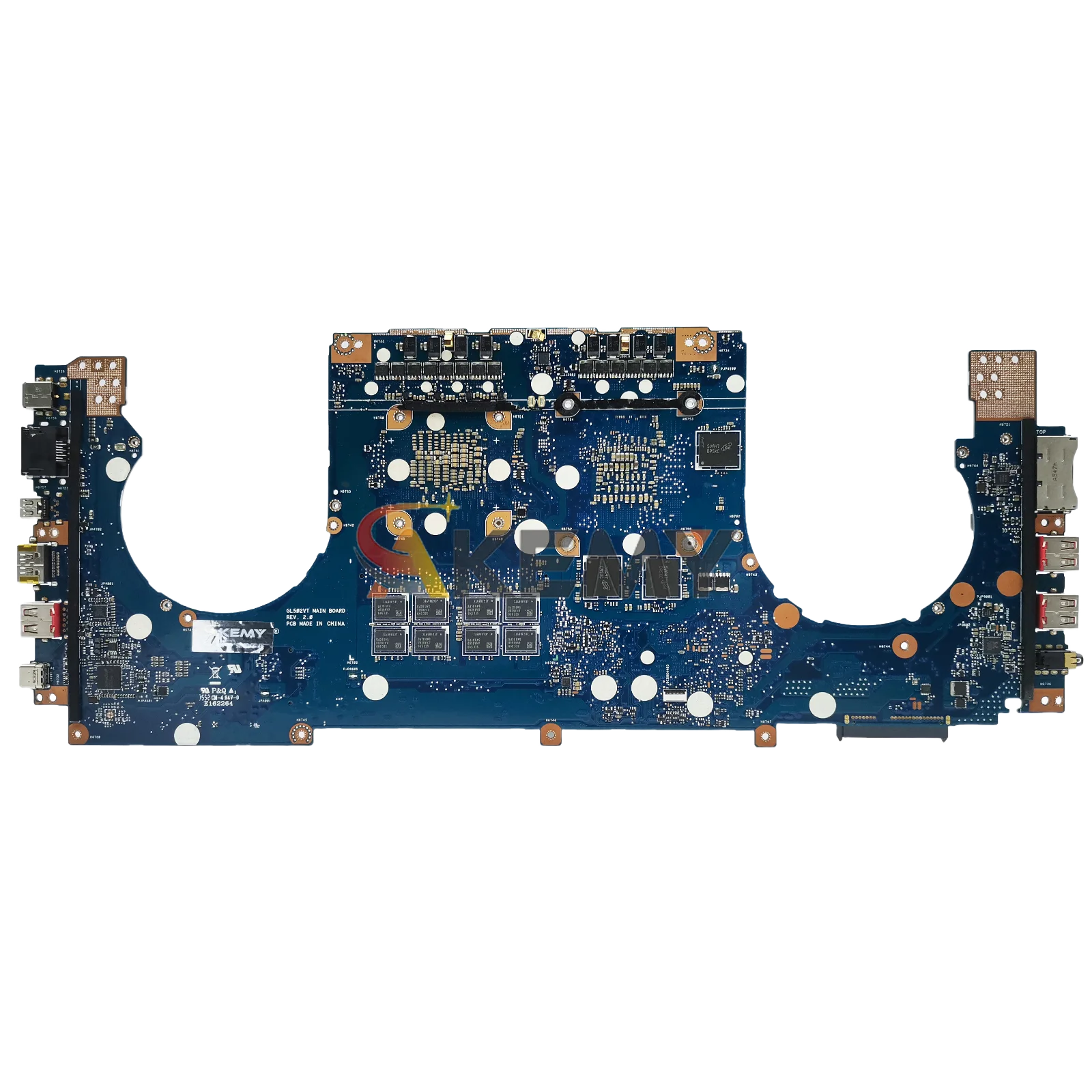 Placa base para ordenador portátil GL502VT para ASUS ROG Strix GL502VMK GL502V GL502VM placa base para portátil con CPU I5 I7 100% pruebas OK envío rápido - imagen 2