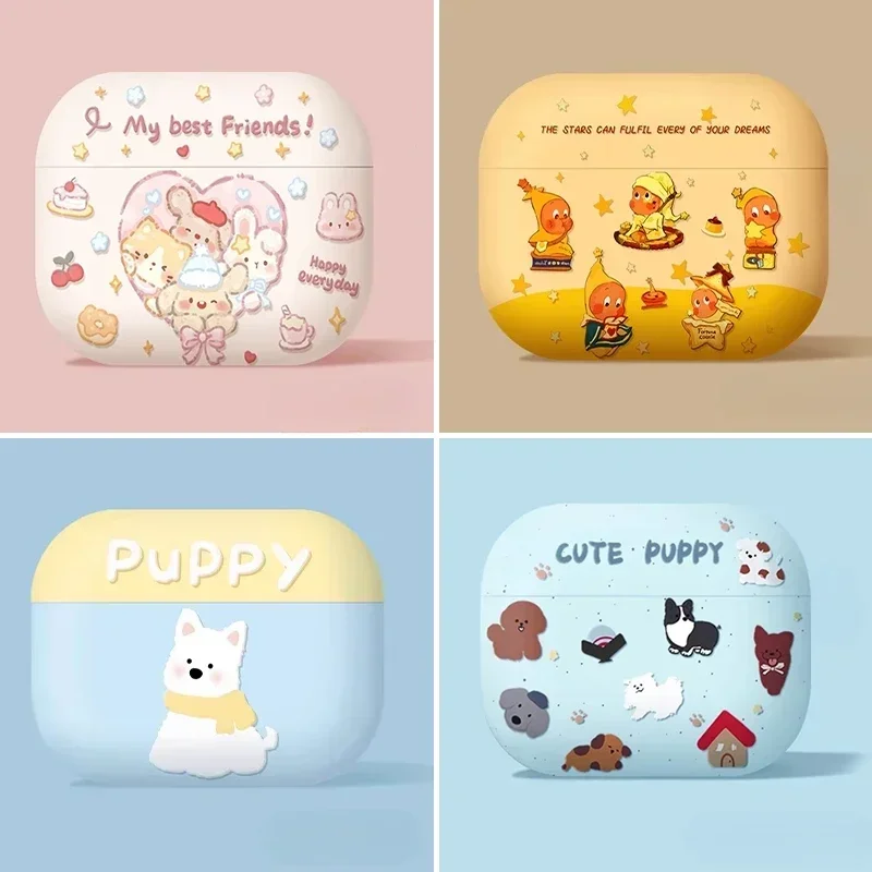 2025 nueva caja de carga negra de gato lindo para AirPods 4 Pro 3 2 1 funda transparente de silicona suave para auriculares para Airpods Pro 2 - imagen 5