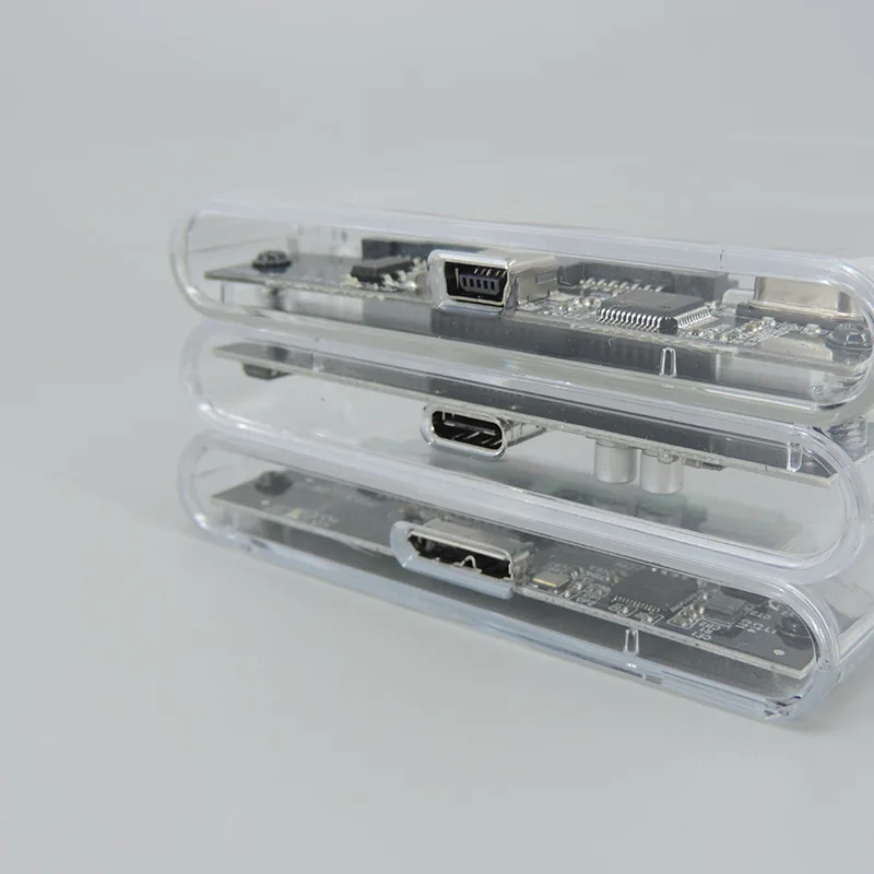 Carcasa externa hd 2,5 SATA a USB 3,0, disco duro externo portátil transparente de 5Gbps, carcasa hdd 2,5 para PC, disco SSD, caja q1 - imagen 4