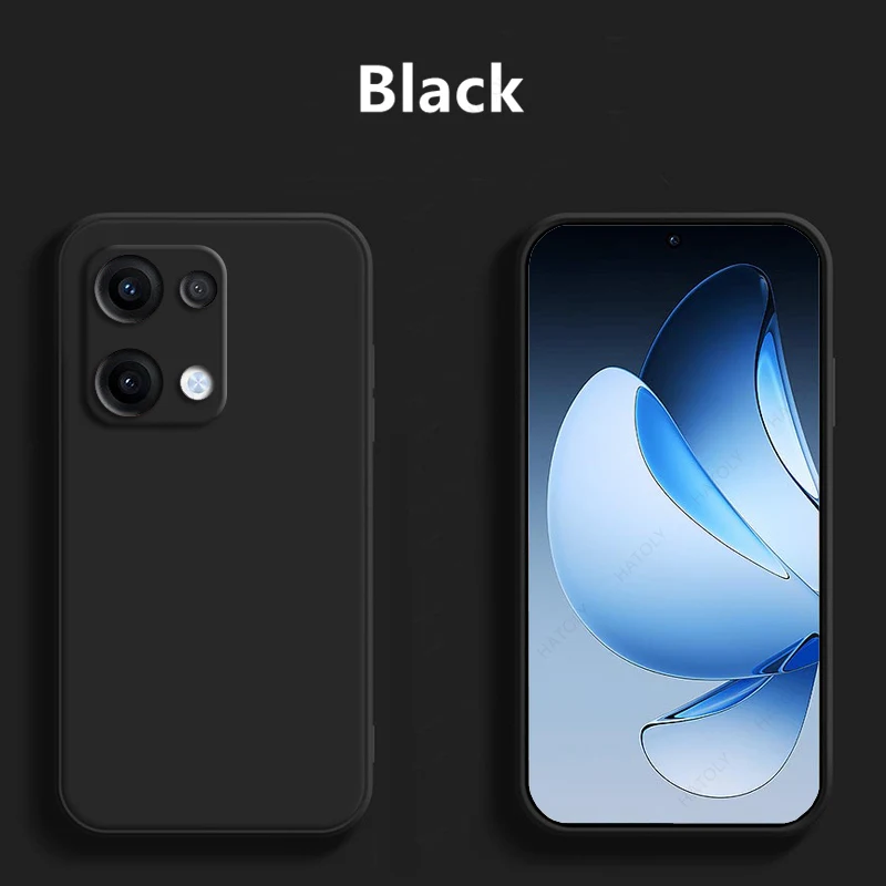 Funda de teléfono de silicona líquida Original para Oppo Reno13 5G, Funda a prueba de golpes чехол, Funda trasera para Oppo Reno13 Pro 5G - imagen 2