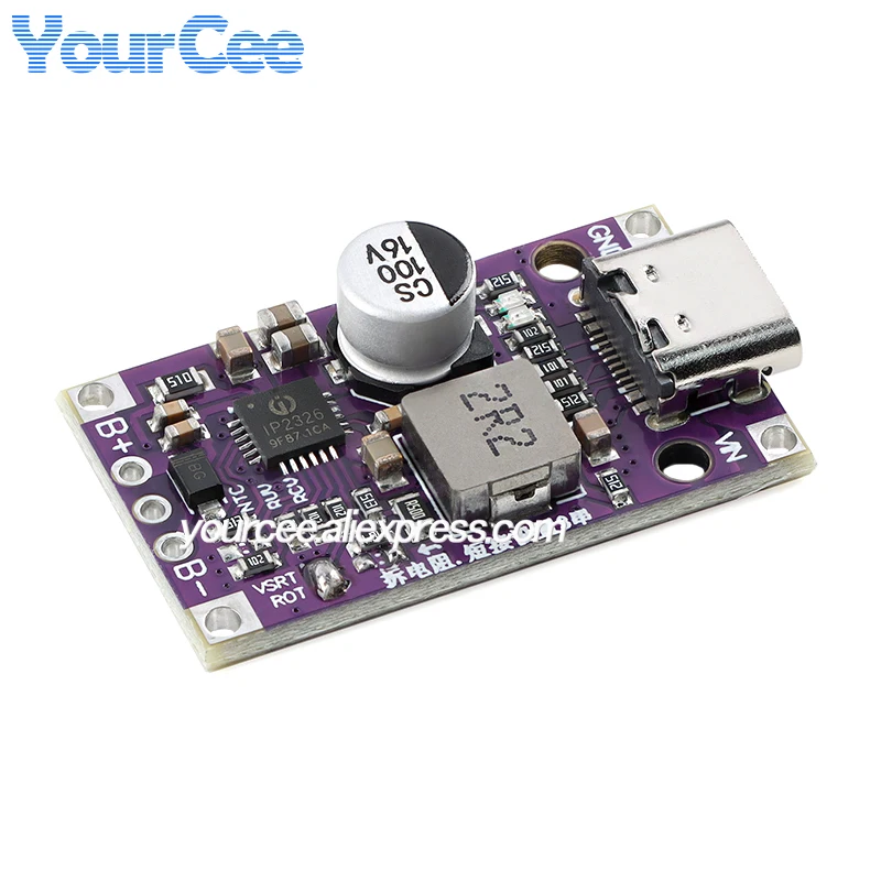 5 uds/1pc 2S 3S 3,7 V elevador QC carga rápida polímero litio placa de batería 15W interruptor síncrono Boost módulo de cargador equilibrado - imagen 4