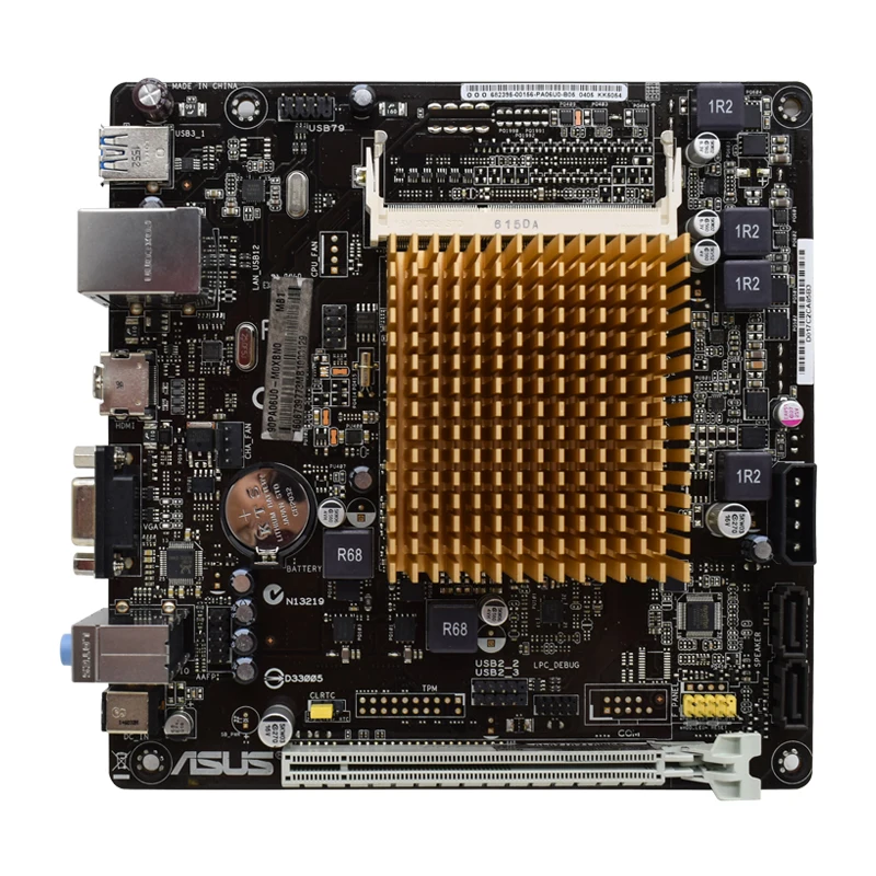 Placa base ASUS J2900-K/K31AN J2900 CPU integrada compatible con PCIE 2,0 SATA 3,0 Gb/s VGA USB 2,0 Mini-ITX - imagen 2