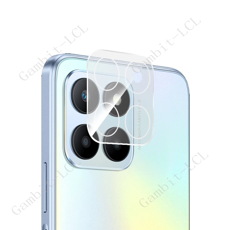 3 uds 9H HD 3D vidrio templado para Honor X8c 6,7 "HonorX8c lente de cámara trasera Protector de pantalla película - imagen 2