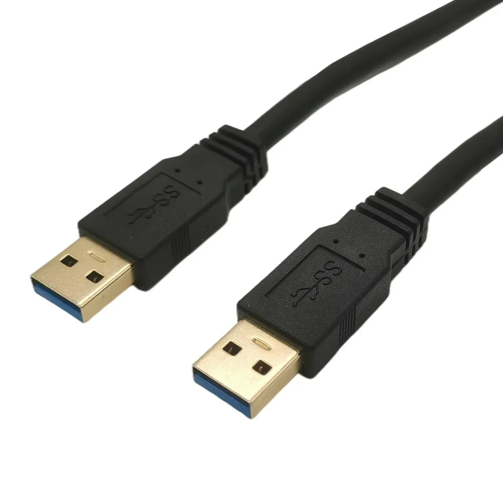 Cable USB 3,0 USB a USB tipo A Cable macho a macho para radiador de disco duro Webcam Cable de cámara MP3 para coche 0,3 m 0,6 m 1m 1,5m 2m 3m 5m