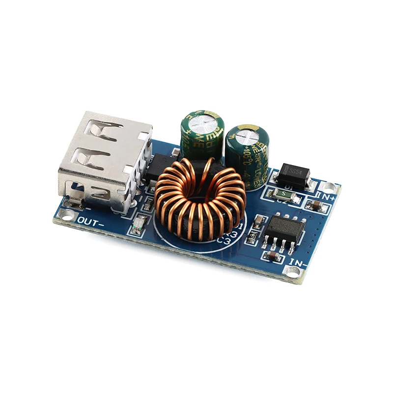 Módulo reductor USB DC IP6505 12V 24V a QC2.0 QC3.0 placa de carga de teléfono móvil de carga rápida para Apple Huawei FCP cargador rápido - imagen 2