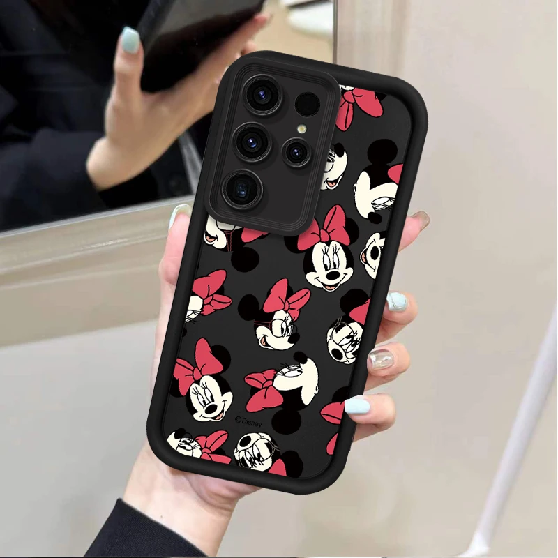 Disney-funda de silicona suave para teléfono móvil, carcasa de Mickey y Minnie para Samsung Galaxy S24, S23, S22, S21 Ultra Plus FE, A54, A34, A14, A73, A53, A33 - imagen 4