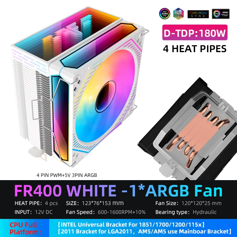 FR400-A-White-1FAN