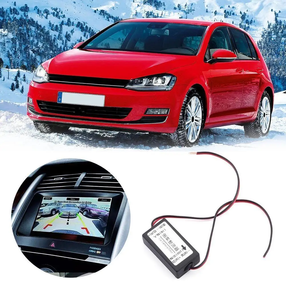 Filtro de cámara de coche de 12V CC, solución de salpicaduras onduladas, regulador de relé de cámara de coche, filtro de relé de interferencia de pantalla para cámara de coche de respaldo - imagen 3