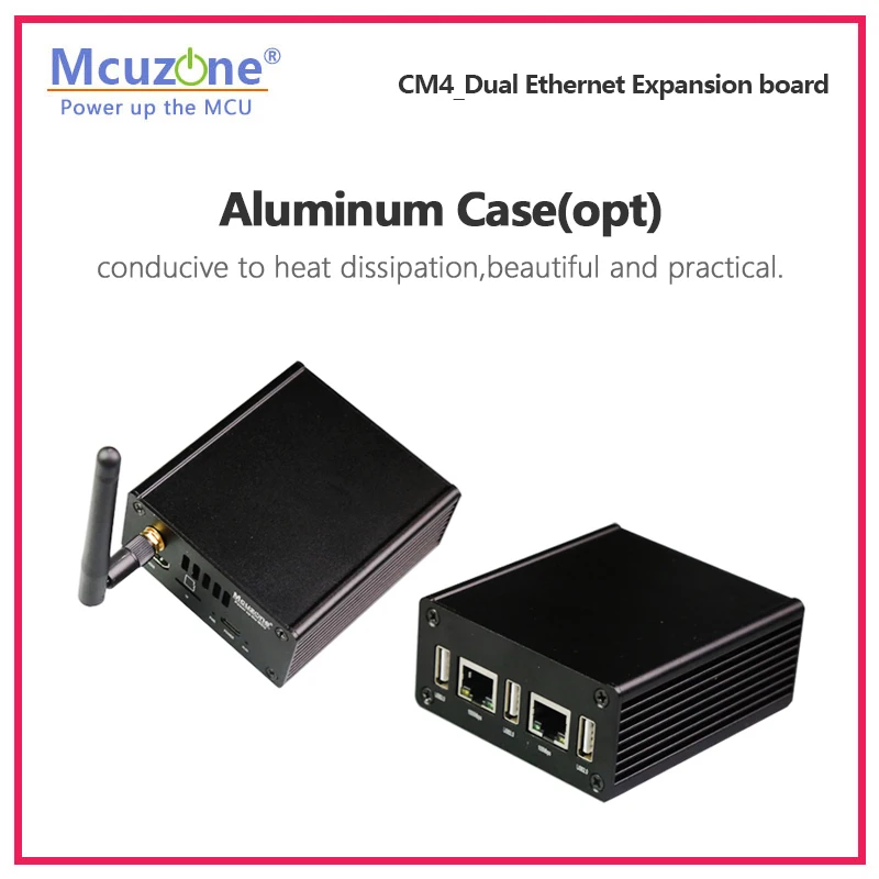 Raspberry Pi CM4_Dual placa de expansión Ethernet, RTC, FAN, USB2.0, Gbps Ethernet, RPI OS, Ubuntu, KALI - imagen 3