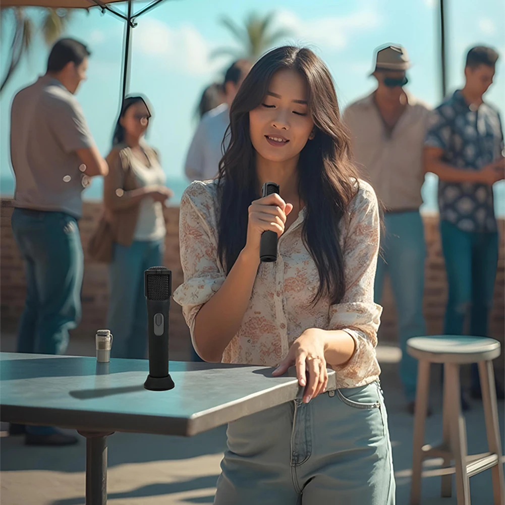 Funda de silicona con mangas antideslizantes para micrófono, soporte para micrófono inalámbrico JBL PartyBox - imagen 4