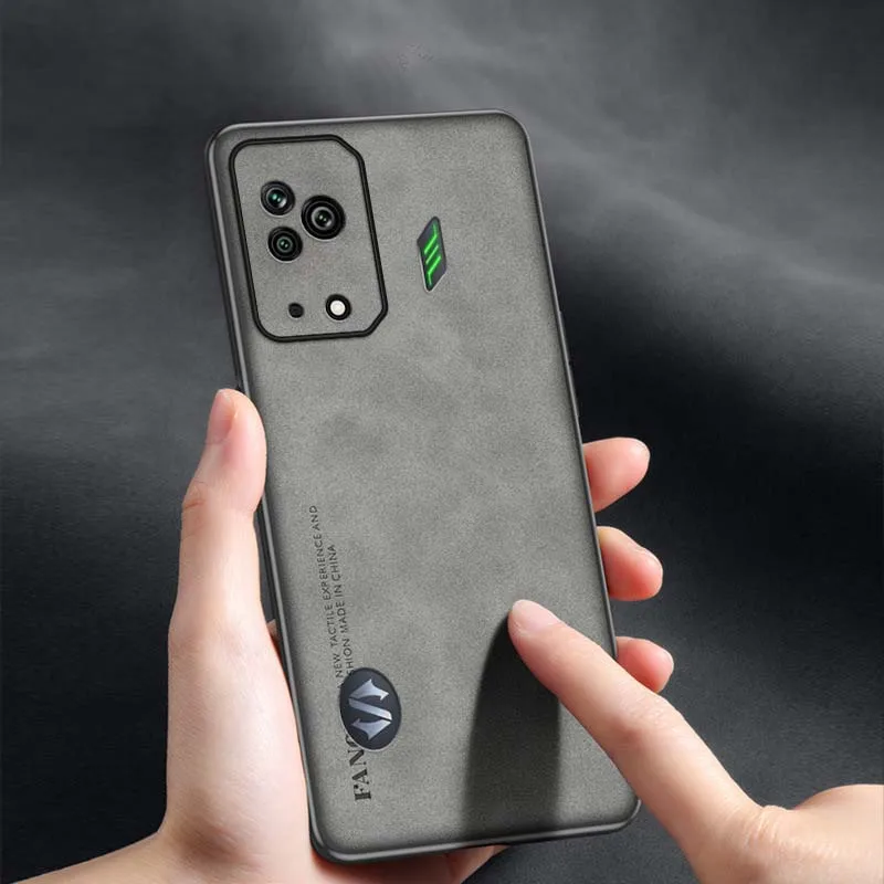 Funda de cuero suave de lujo para Xiaomi Black Shark 5, 4, 3, 5Pro, 4S, 5RS, protector a prueba de golpes, funda trasera de silicona mate para cámara - imagen 4