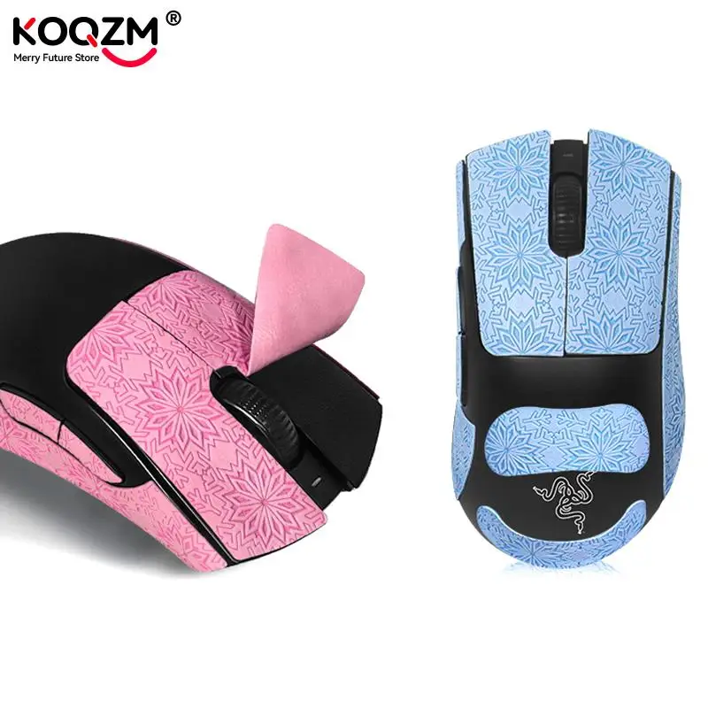 Cinta adhesiva antideslizante para agarre de ratón, pegatina antideslizante hecha a mano para Suck Sweat ForRAZER DEATHADDER V3 PRO, accesorios para ratón para juegos
