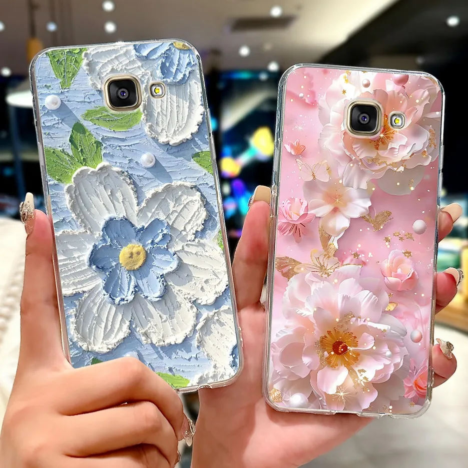 Para Samsung Galaxy A5 2016 2017 funda nueva funda pintada de lujo funda de teléfono de silicona suave para Samsung A5 2017 2016 A510F A520F bolsas - imagen 4