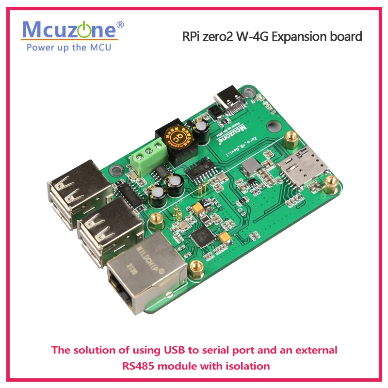 RPi0 a 4B, placa de expansión Raspberry Pi zero-4G, RS485 ISO, USB, zero2 W a RPI 4B, 4G LTE CAT4, sin controlador - imagen 3