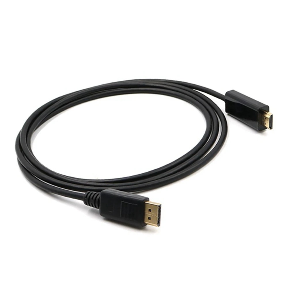 Convertidor adaptador de cable macho Compatible con Displayport macho de 6 pies y 1,8 m para PC, portátil, proyector HD - imagen 5