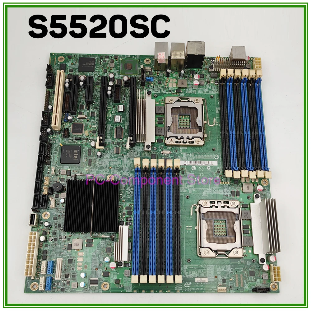 Placa base del servidor S5520SC LGA 1366 X55 56CPU - imagen 3
