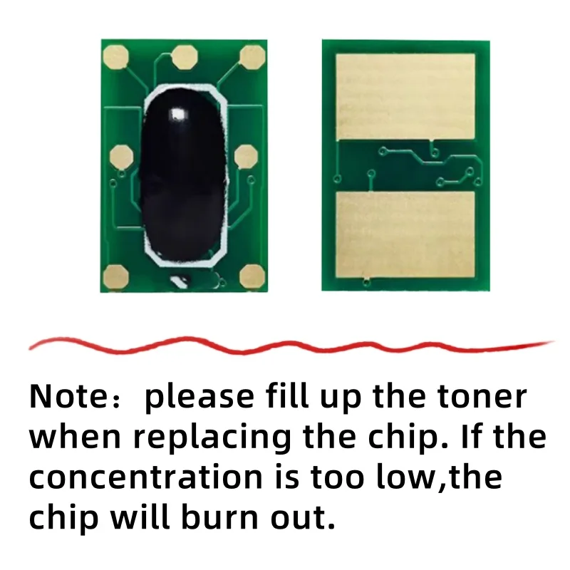 1 Juego de Chip de reinicio de cartucho de tóner C650 9006130 9006129 9006128 9006127 reinicio de chips de tóner para OKI Okidata C650dn - imagen 4
