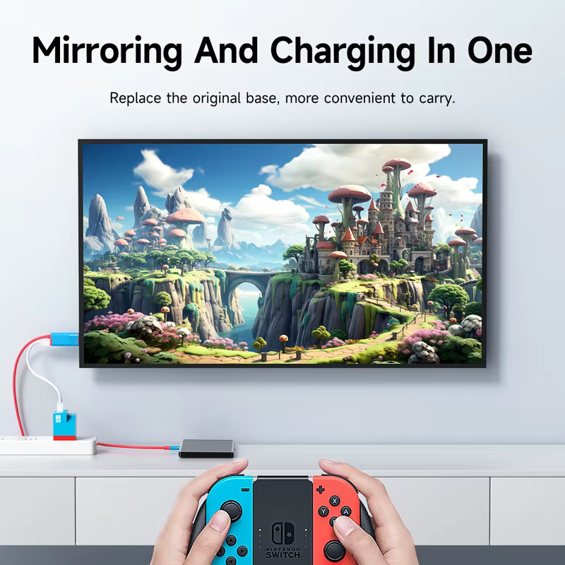 Dock USB-C HDMI 4K 60Hz 100W para Switch y Steam Deck - imagen 3
