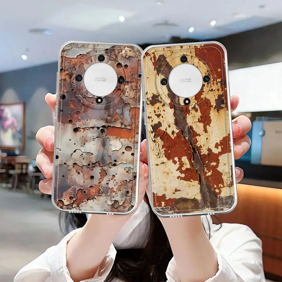 Funda Protectora para Teléfono Móvil con Diseño de Arte Óxido para Honor X8 X7b X9b X9a X8b 90 Lite X8a
