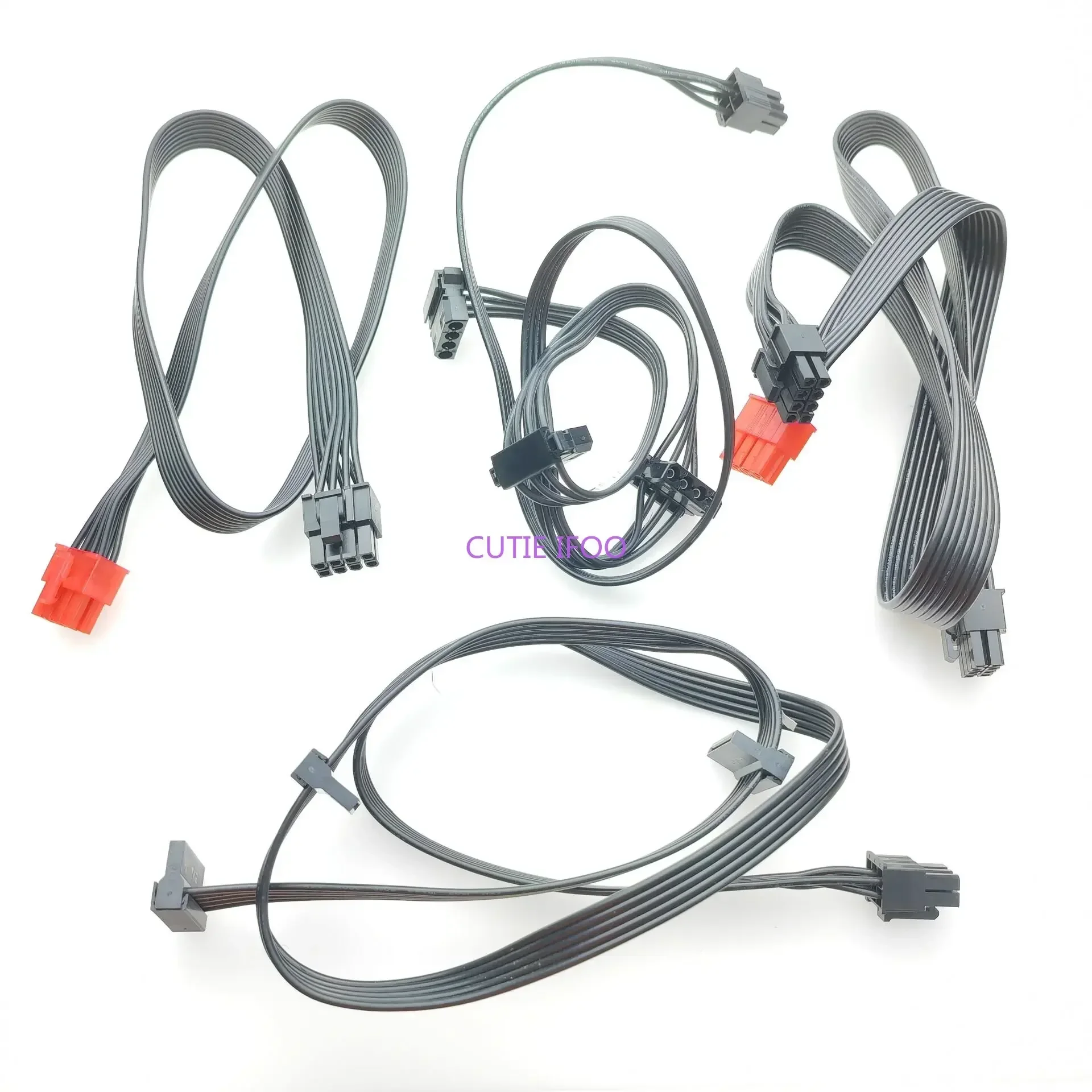 8 pines a placa base GPU 2 puertos 8p 6 + 2 pines 3 SATA IDE toma de corriente PSU Cable para Tt Smart SE 530W 630W 730W módulo de alimentación 18AWG