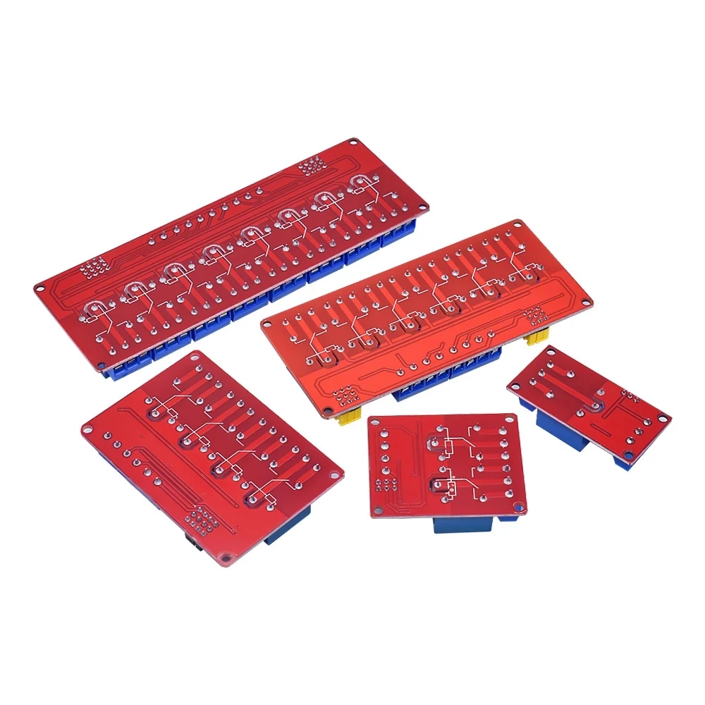 1 2 6 4 8 canales 5V 12V 24V módulo de relé escudo de placa con soporte de optoacoplador disparador de nivel alto y bajo para Arduino - imagen 5