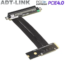 Adaptador M.2 NVMe SSD a PCIe 4.0 x16 – Giro 90 Grados