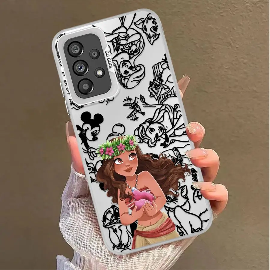 Funda blanda de princesa bonita de Disney para Samsung Galaxy A12 A22 A32 A25 A14 A16 A34 A23 A15 A24 A13 - imagen 3